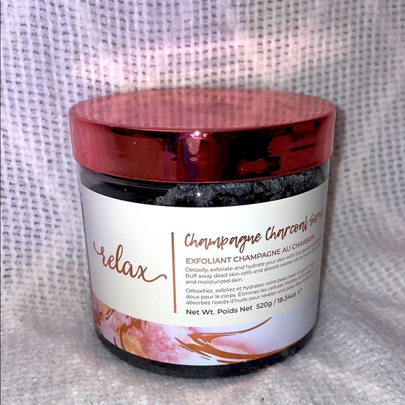 Manna Kadar Accessories - NWT Champagne Charcoal Scrub.